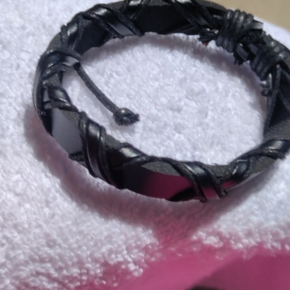 Genuine Leather Bracelet #6 - Picture 4 of 5